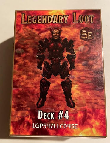 Legendary Loot Cards 5E Deck #4