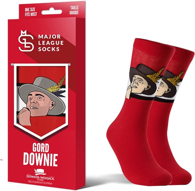 Major League Socks - Gord Downie Red
