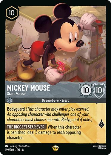 Mickey Mouse - Giant Mouse (199/204) [Reign of Jafar]