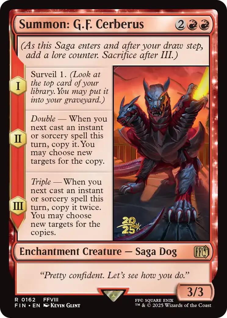 Summon: G.F. Cerberus [FINAL FANTASY Prerelease Promo]
