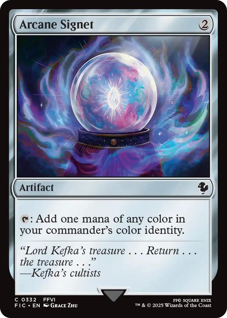 Arcane Signet (0332) (Surge Foil) [FINAL FANTASY Commander]
