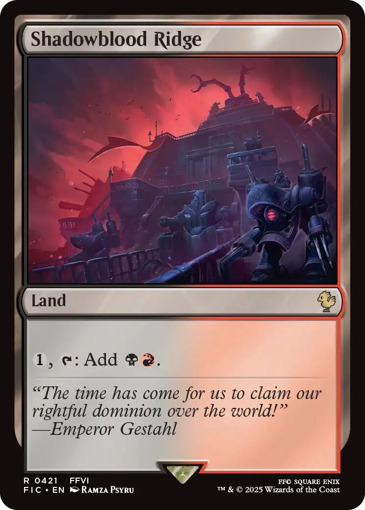 Shadowblood Ridge (Surge Foil) [FINAL FANTASY Commander]