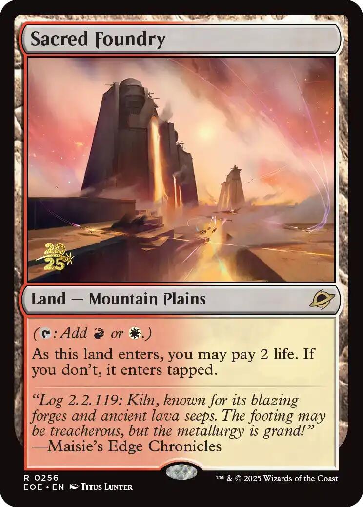 Sacred Foundry [Edge of Eternities Prerelease Promos]