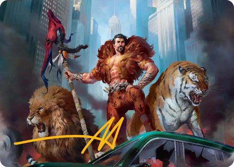Kraven, Proud Predator Art Card (Gold-Stamped Signature) [Marvel's Spider-Man Art Series]