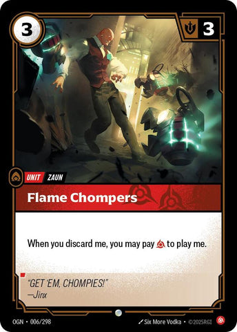 Flame Chompers (006/298 - Common) [Riftbound TCG: Origins]