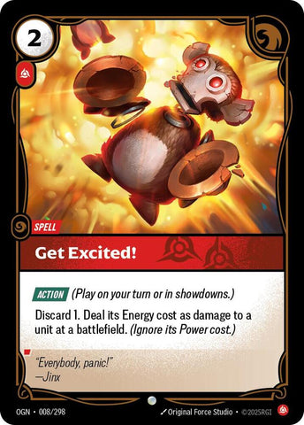 Get Excited! (007/298 - Common) [Riftbound TCG: Origins]