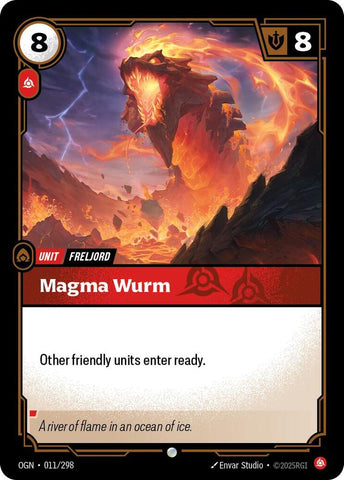 Magma Wurm (011/298 - Common) [Riftbound TCG: Origins]