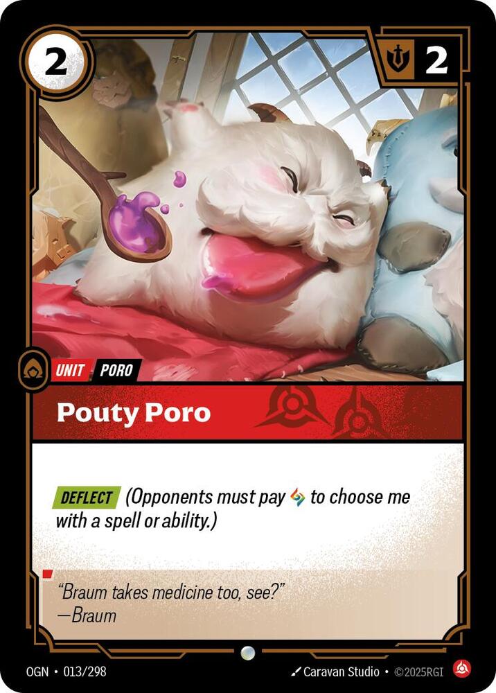 Pouty Poro (013/298 - Common) [Riftbound TCG: Origins]
