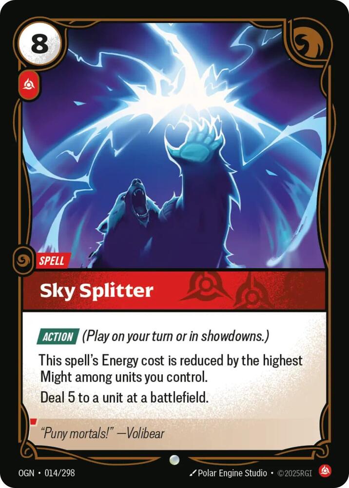 Sky Splitter (014/298 - Common) [Riftbound TCG: Origins]