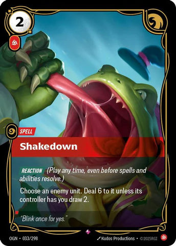 Shakedown (033/298 - Rare) [Riftbound TCG: Origins]