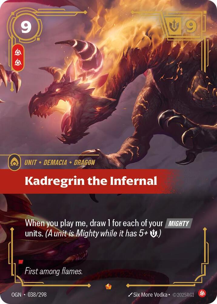 Kadregrin the Infernal (038/298 - Epic) [Riftbound TCG: Origins]