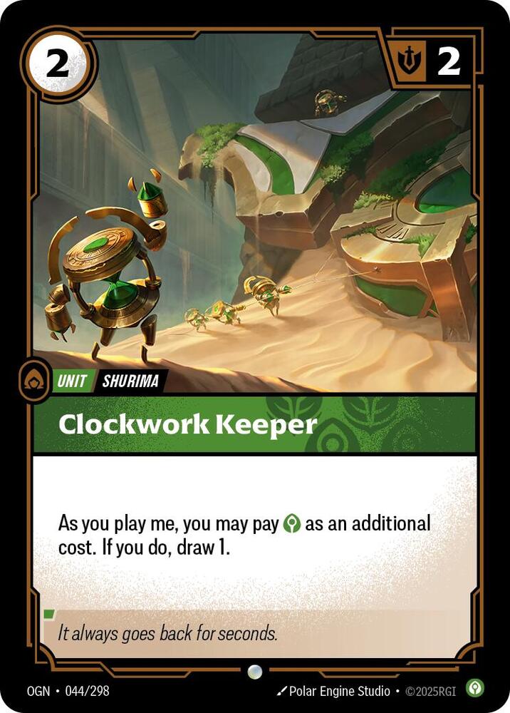 Clockwork Keeper (044/298 - Common) [Riftbound TCG: Origins]