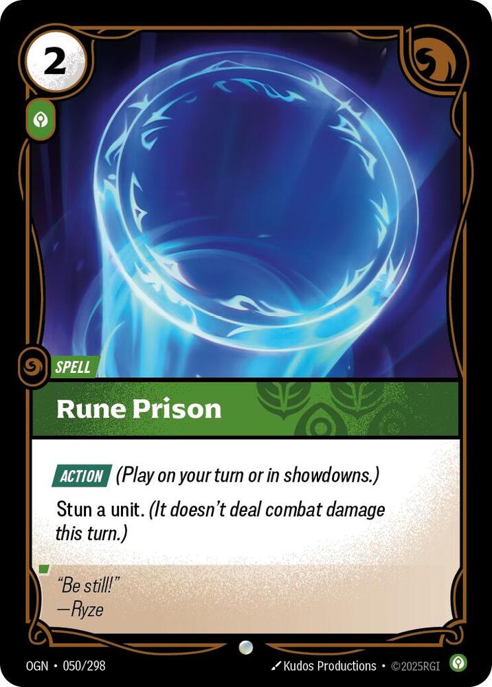 Rune Prison (050/298 - Common) [Riftbound TCG: Origins]