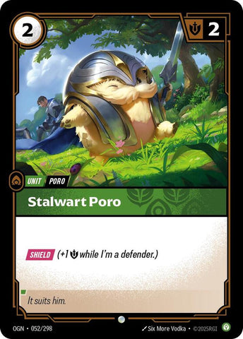 Stalwart Poro (052/298 - Common) [Riftbound TCG: Origins]