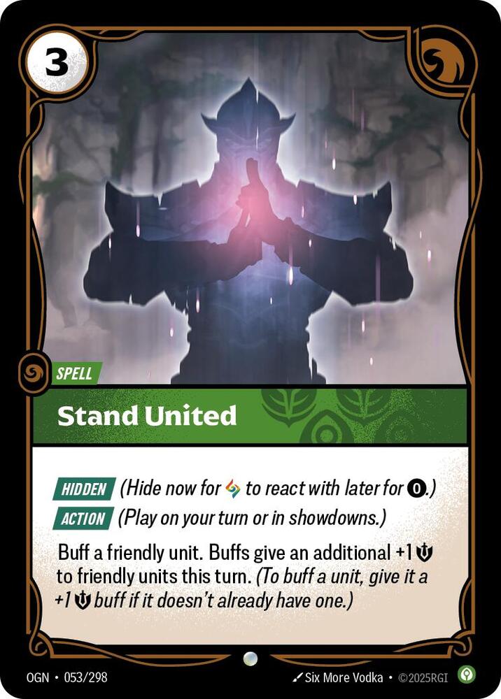 Stand United (053/298 - Common) [Riftbound TCG: Origins]