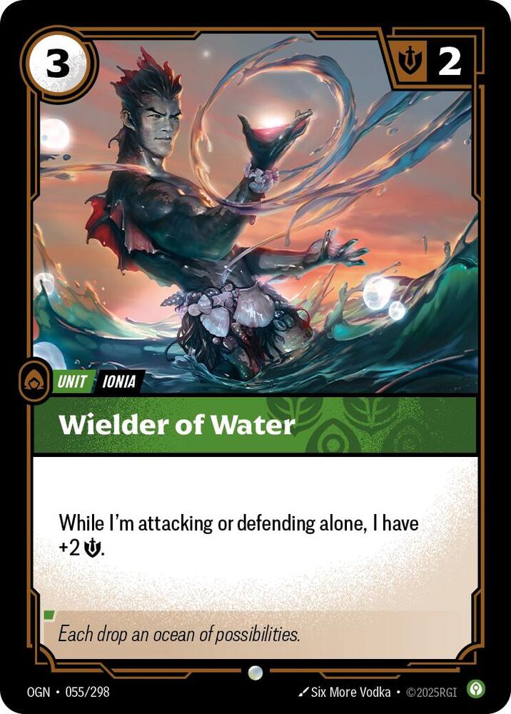 Wielder of Water (055/298 - Common) [Riftbound TCG: Origins]