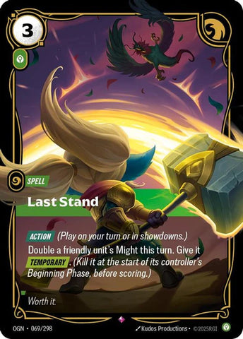Last Stand (069/298 - Rare) [Riftbound TCG: Origins]