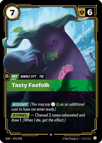 Tasty Faefolk (075/298 - Rare) [Riftbound TCG: Origins]