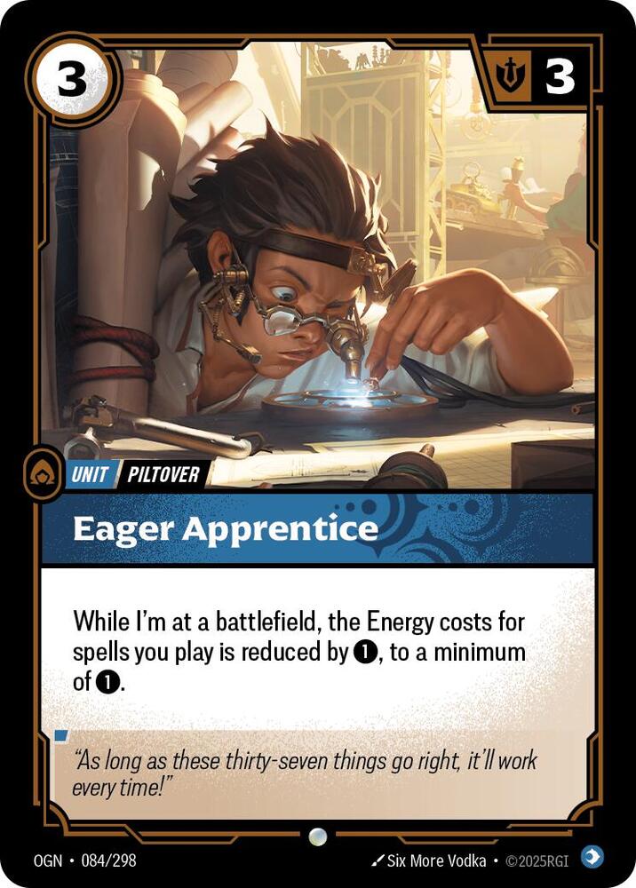 Eager Apprentice (084/298 - Common) [Riftbound TCG: Origins]