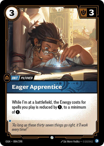 Eager Apprentice (084/298 - Common) [Riftbound TCG: Origins]