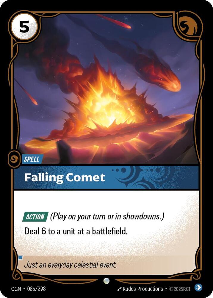 Falling Comet (085/298 - Common) [Riftbound TCG: Origins]