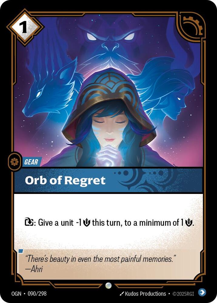 Orb of Regret (090/298 - Common) [Riftbound TCG: Origins]