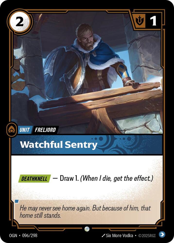 Watchful Sentry (096/298 - Common) [Riftbound TCG: Origins]