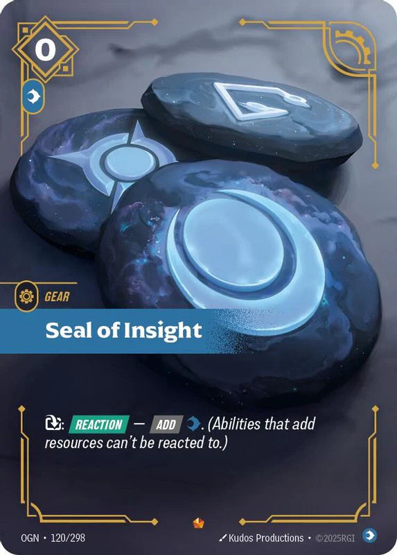 Seal of Insight (120/298 - Epic) [Riftbound TCG: Origins]