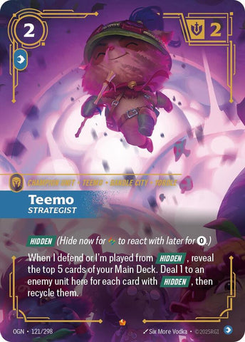 Teemo - Strategist (121/298 - Epic) [Riftbound TCG: Origins]