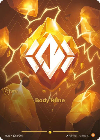 Body Rune (126a/298 - Alternate) [Riftbound TCG: Origins]