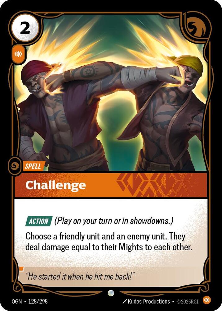 Challenge (128/298 - Common) [Riftbound TCG: Origins]