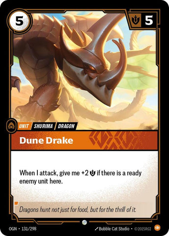 Dune Drake (131/298 - Common) [Riftbound TCG: Origins]