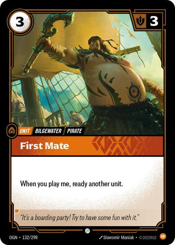 First Mate (132/298 - Common) [Riftbound TCG: Origins]