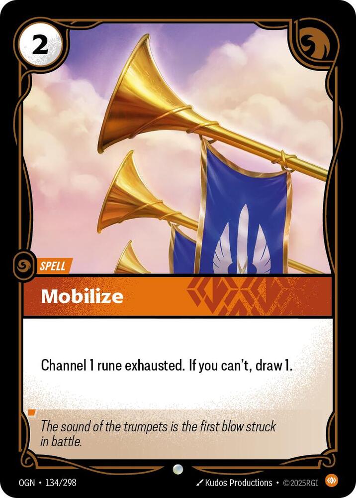 Mobilize (134/298 - Common) [Riftbound TCG: Origins]