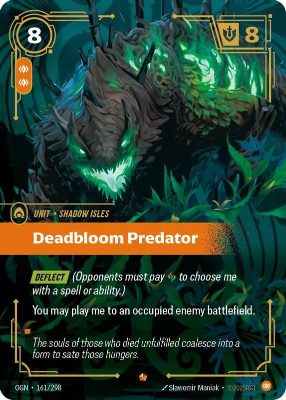 Deadbloom Predator (161/298 - Epic) [Riftbound TCG: Origins]