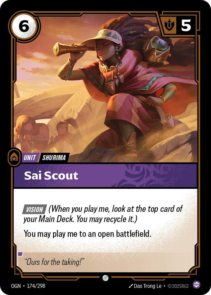 Sai Scout (174/298 - Common) [Riftbound TCG: Origins]