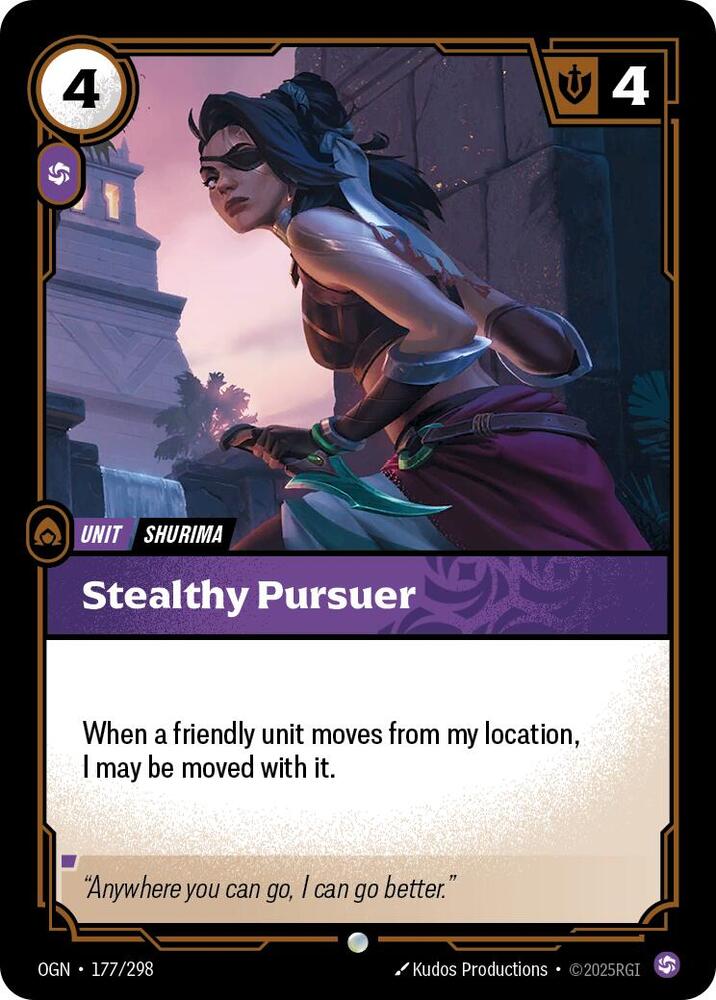 Stealthy Pursuer (177/298 - Common) [Riftbound TCG: Origins]