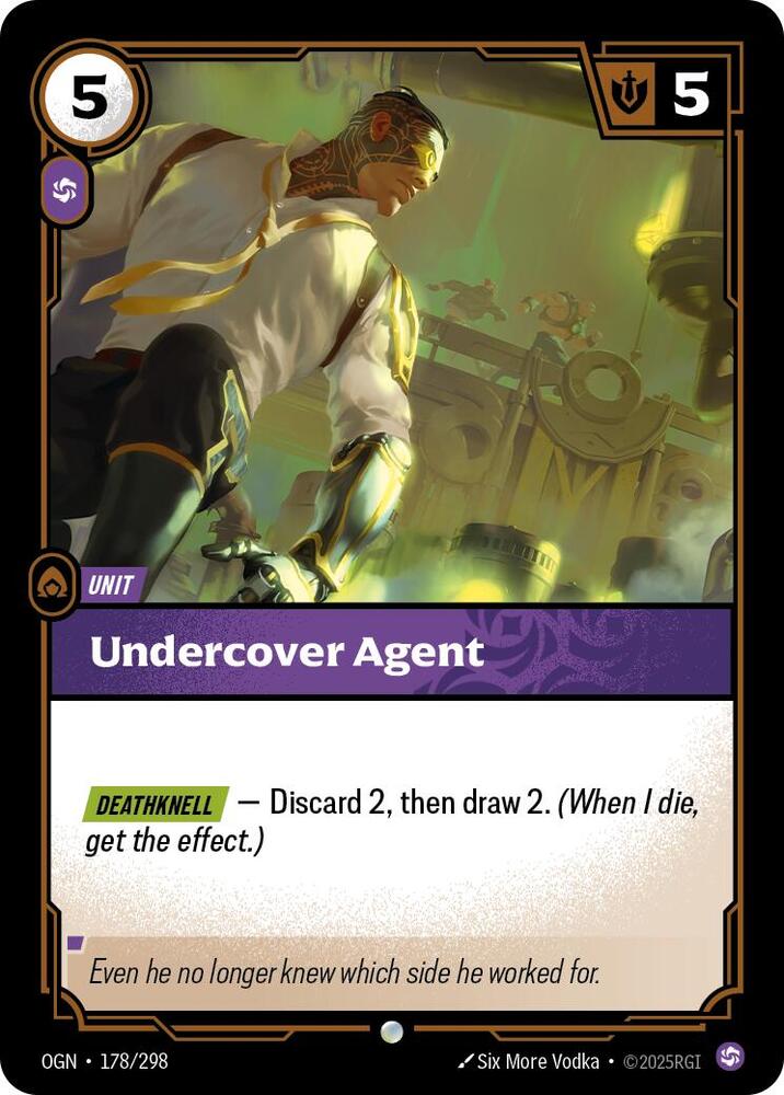 Undercover Agent (178/298 - Common) [Riftbound TCG: Origins]