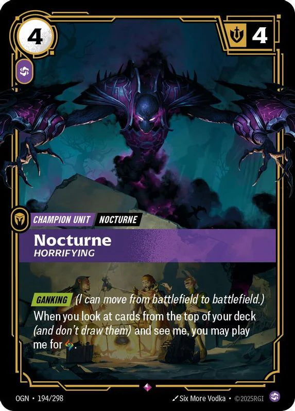 Nocturne - Horrifying (194/298 - Rare) [Riftbound TCG: Origins]