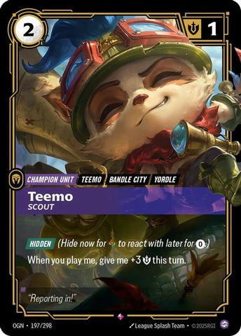 Teemo - Scout (197/298 - Rare) [Riftbound TCG: Origins]