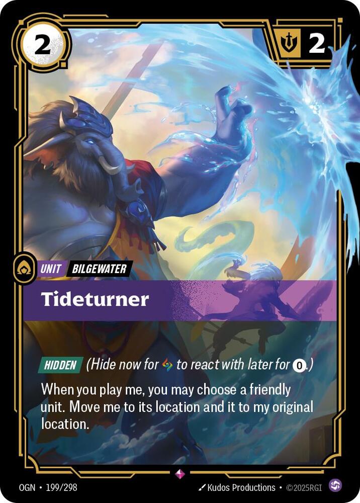 Tideturner (199/298 - Rare) [Riftbound TCG: Origins]