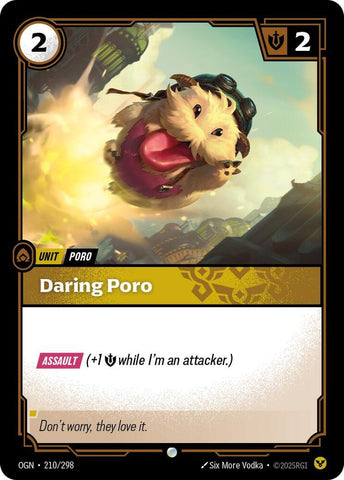 Daring Poro (210/298 - Common) [Riftbound TCG: Origins]