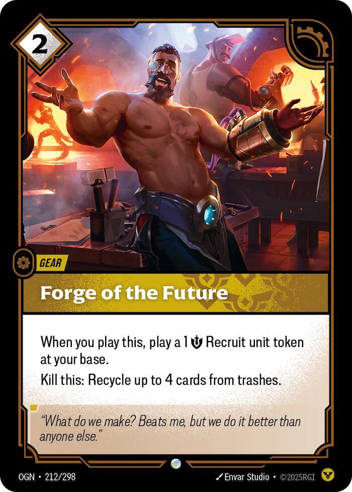Forge of the Future (212/298 - Common) [Riftbound TCG: Origins]