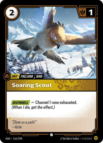 Soaring Scout (216/298 - Common) [Riftbound TCG: Origins]