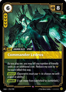 Commander Ledros (231/298 - Rare) [Riftbound TCG: Origins]