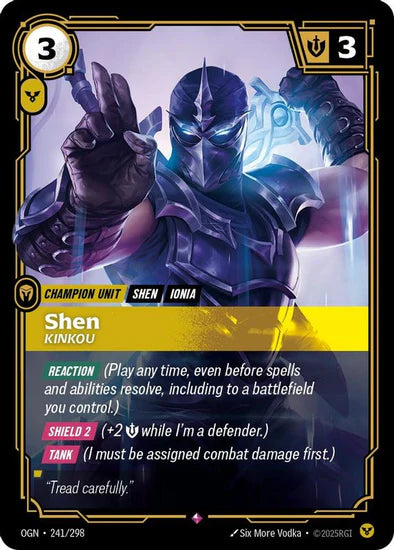 Shenn - Kinkou (241/298 - Rare) [Riftbound TCG: Origins]