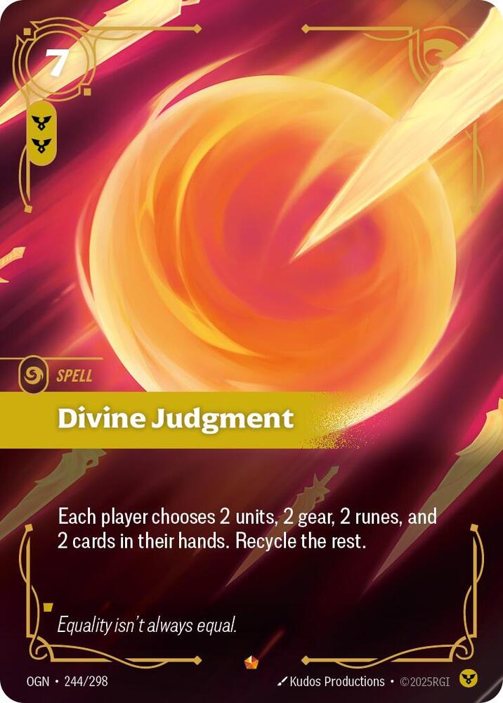 Divine Judgement (224/298 - Epic) [Riftbound TCG: Origins]