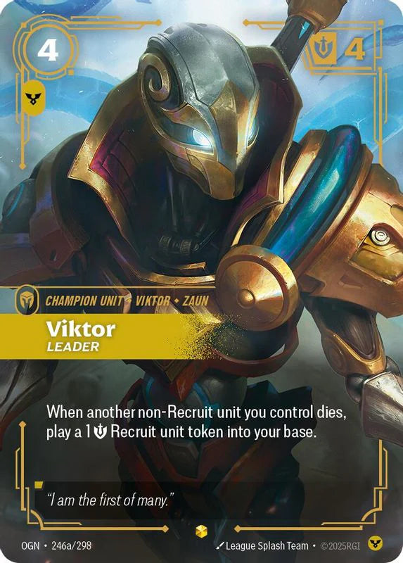 Viktor - Leader (246a/298 - Alternate) [Riftbound TCG: Origins]