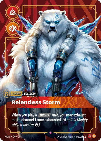 Volibear - Relentless Storm (249/298 - Rare) [Riftbound TCG: Origins]
