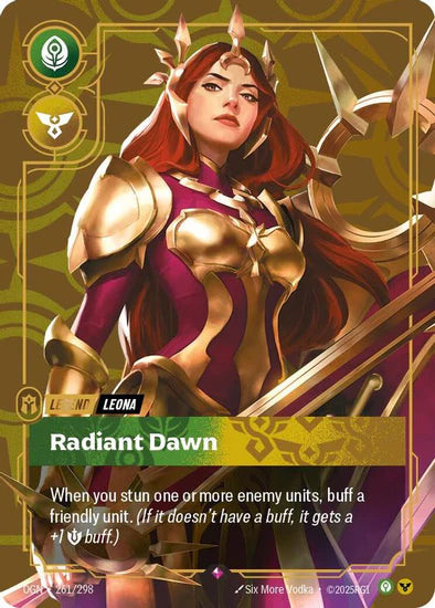 Leona - Radiant Dawn (261/298 - Rare) [Riftbound TCG: Origins]